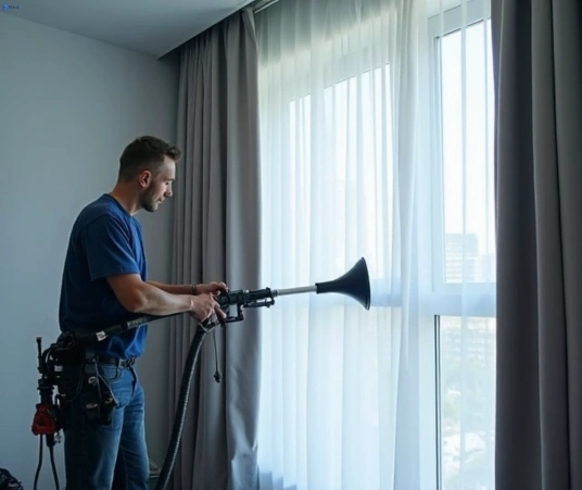 Professional curtain stain removal process equipment Matty Curtain Cleaning currumbin-valley